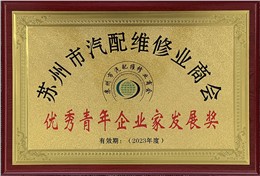 优秀青年企业家发展奖
